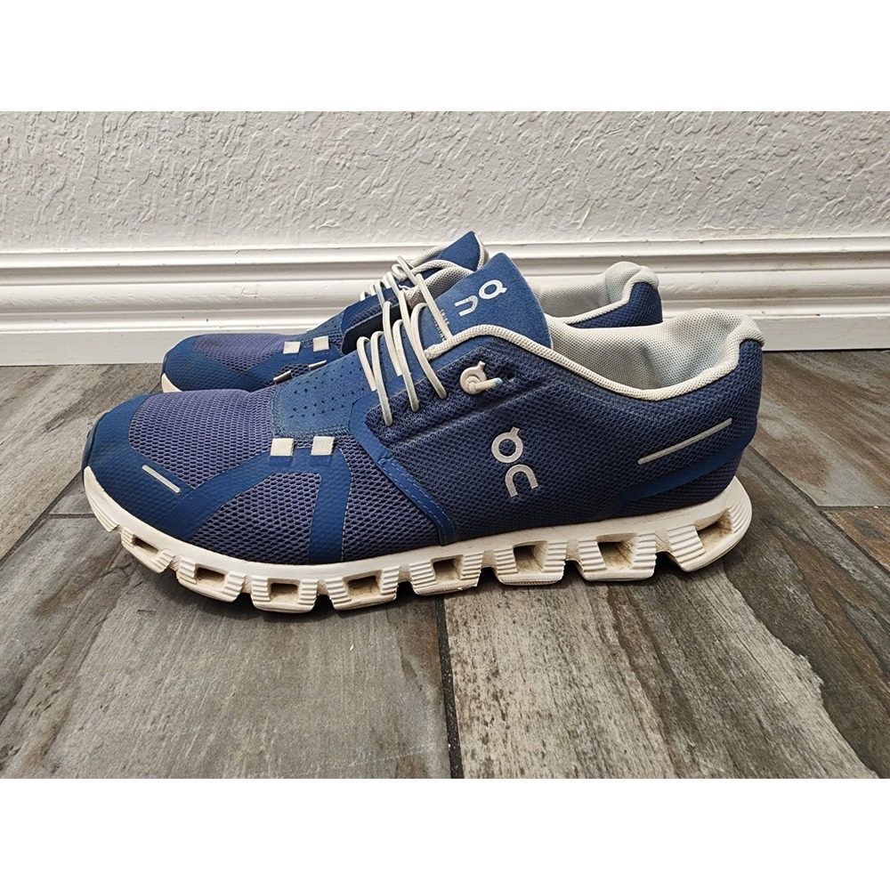 On Running Cloud Women's Running Shoes Blue White Mesh Sneakers Sz 9.5